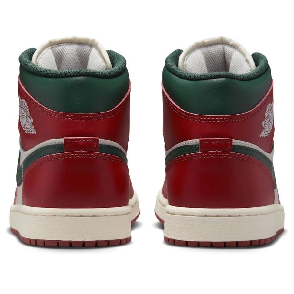 Jordan 1 Mid Redstone Midnight Green