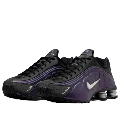 Nike Shox R4 
Black Metallic Silver Purple Dynasty
