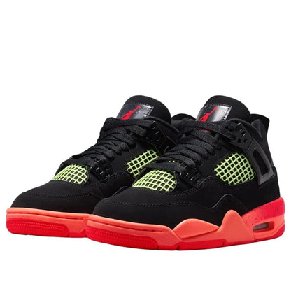 Jordan 4 Retro 
Black Infrared Barely Volt (GS)