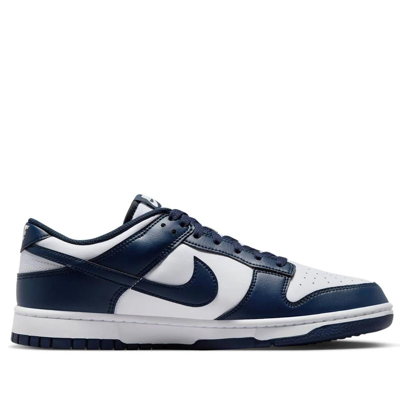 Nike Dunk Low White Midnight Navy
