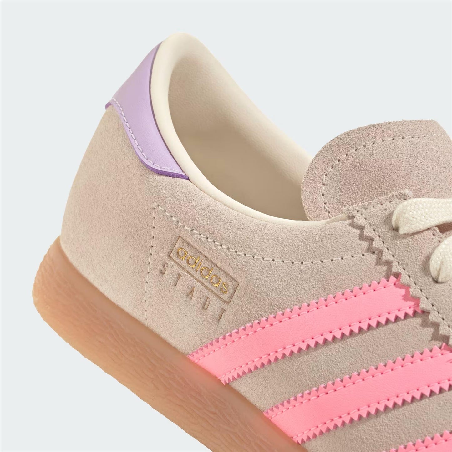 Adidas Stadt Wonder Lace Up Womens White Sneakers Casual Shoes JQ9017