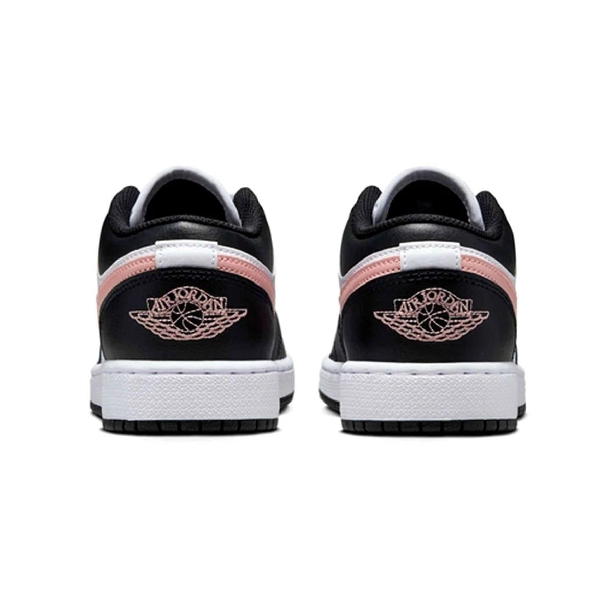 Jordan 1 Low White Black Rust Pink (GS)