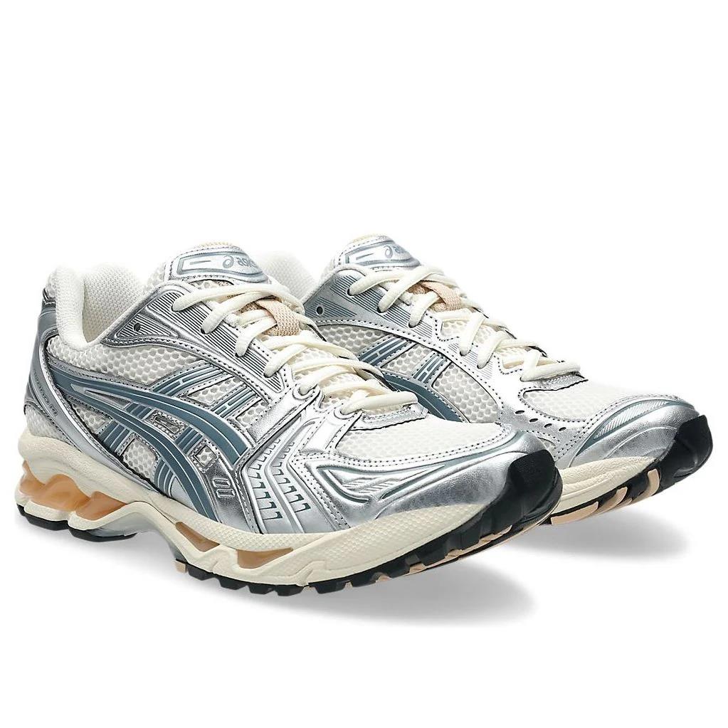 ASICS Gel-Kayano 14 Birch Pure Silver Teal Gold Men's 1203A537-109