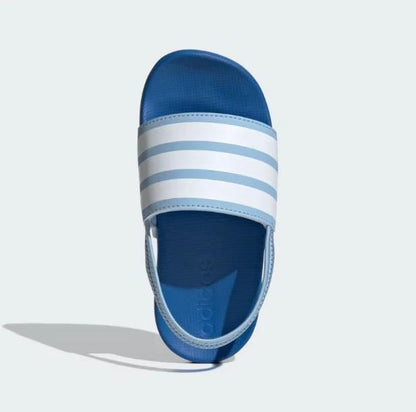 Adidas Adilette Estrap Slides Clear Sky Cloud White Bright Royal (PS)