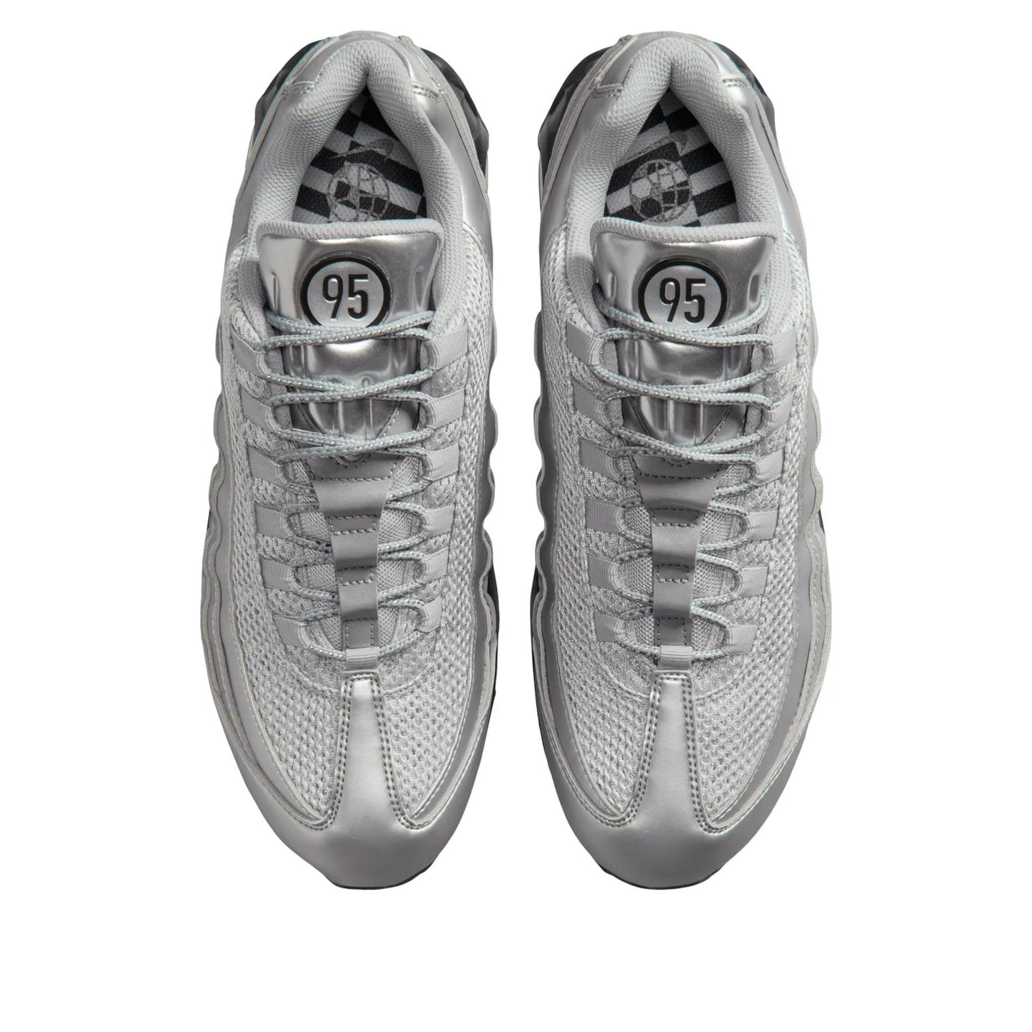 Nike Air Max 95 SE 
Big Bubble Total 90 Metallic Silver