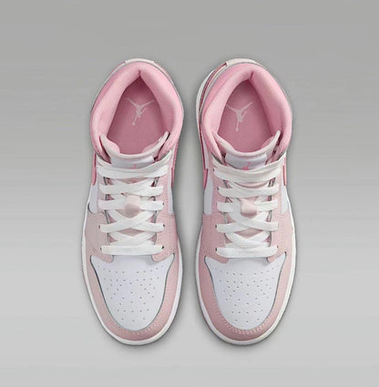 Jordan 1 Mid Pearl Pink White (GS)