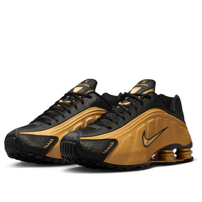 Nike Shox R4 Metallic Gold Black (2025)