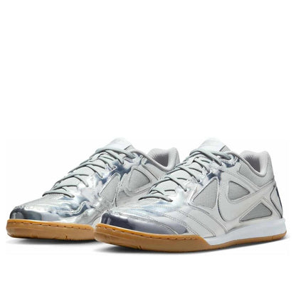 Nike Gato LV8 Metallic Silver White Gum Light Brown