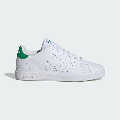 Adidas Advantage Base 2.0 Cloud White Green (GS) size 7Y