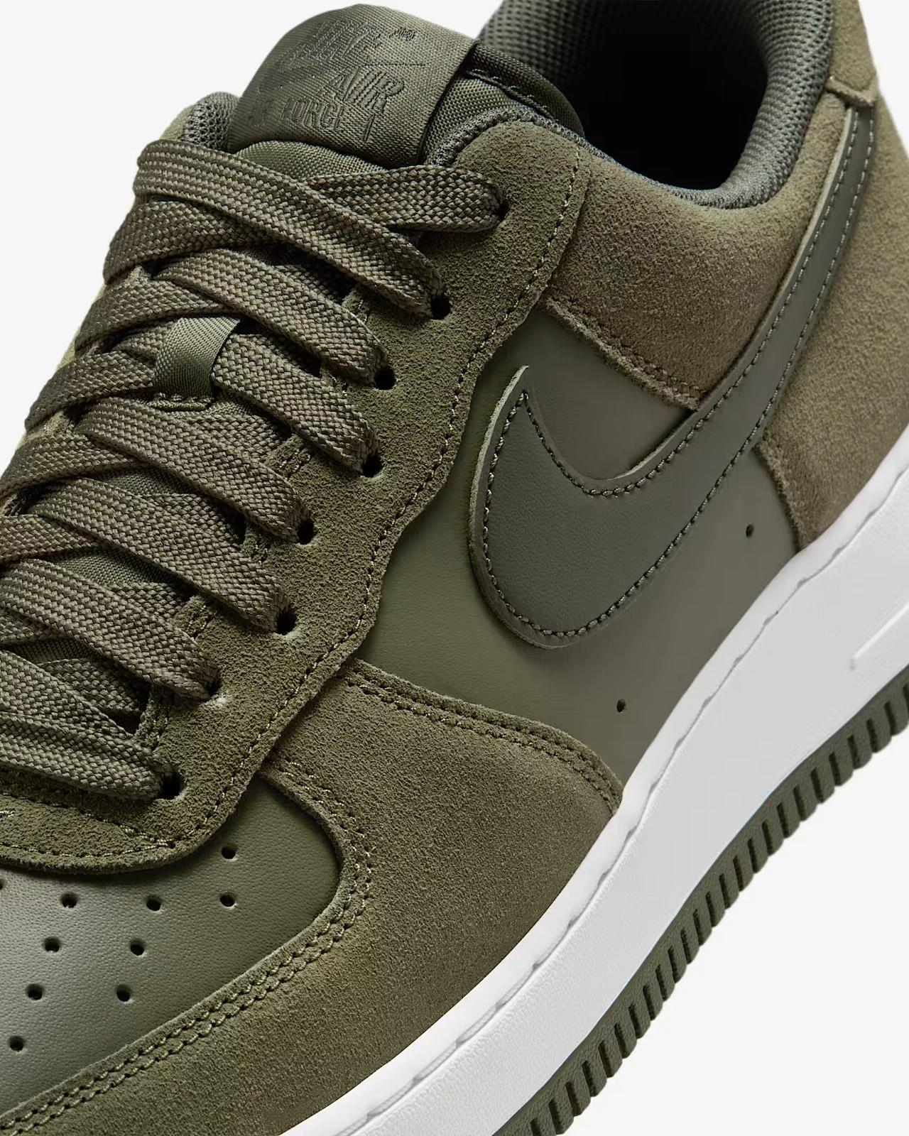 Nike Air Force 1 Low '07 LV8 Medium Olive White Men's IB6388-200