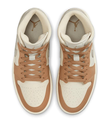 Jordan 1 Mid Tan Toe (Women's) BQ6472-118