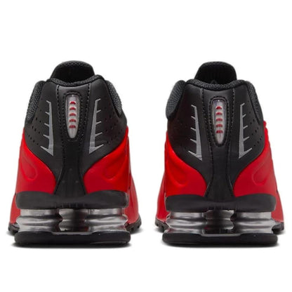 Nike Shox R4 University Red Black Metallic Silver size 12