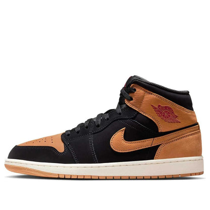 Jordan 1 Mid SE Black Flax