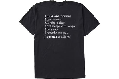 Supreme Stay Positive Tee 
Black Large