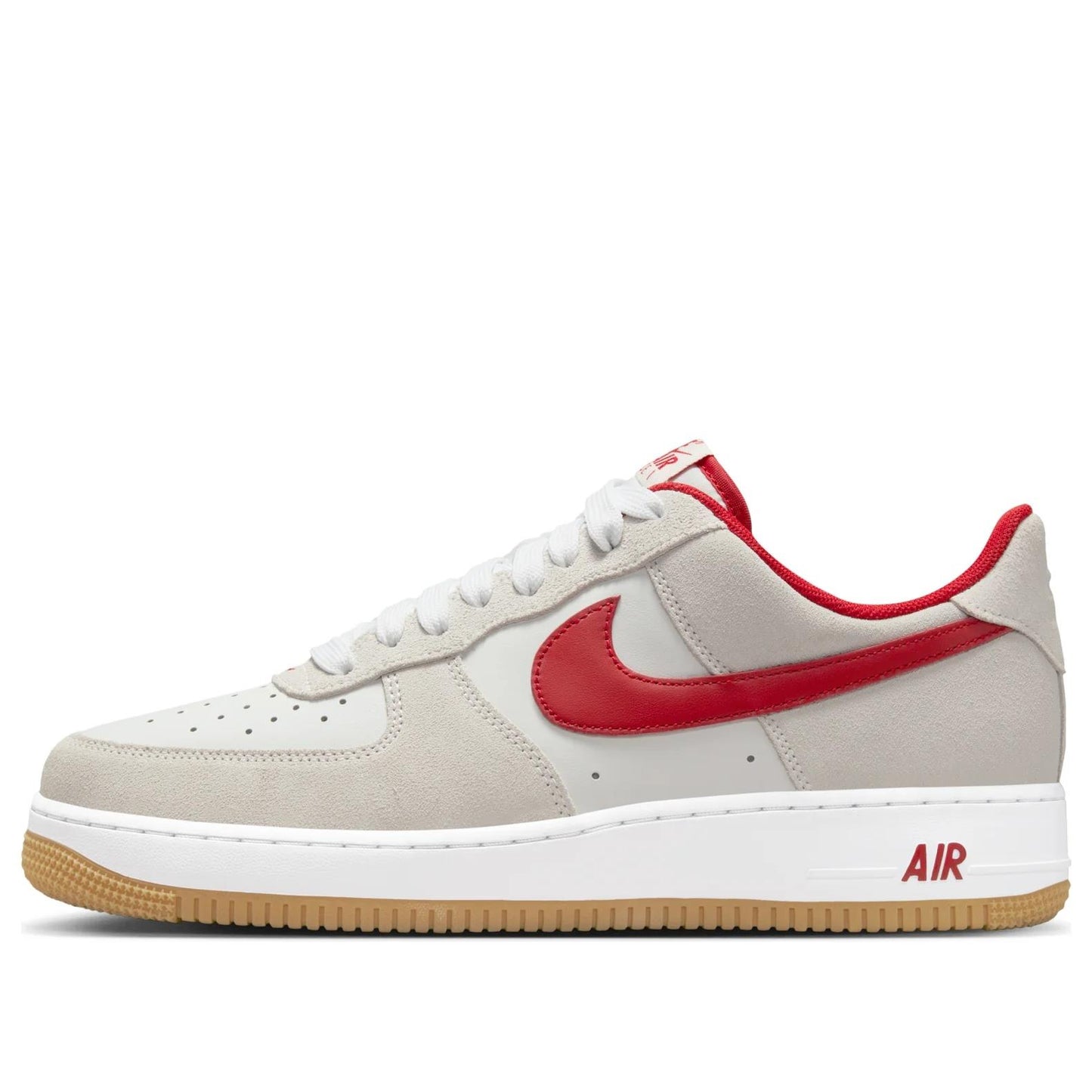 Nike Air Force 1 Low '07 LV8 Summit White Varsity Red Gum Men's IB6388-101