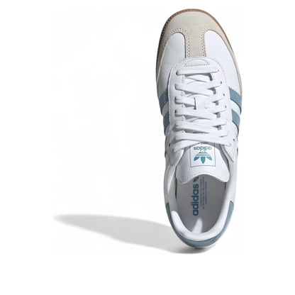 Adidas Samba OG White Alumina Ash Blue (Women's) JS1391