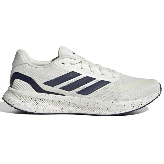 Adidas Runfalcon 5 Shoes Cloud White Dark Blue Core Black Men's JR5088