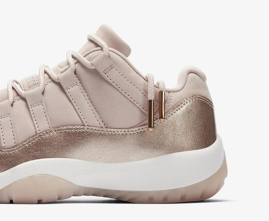 Jordan 11 Retro Low Rose Gold (Women's) size 9
