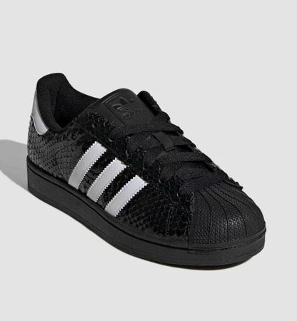adidas Superstar II 
Patent Snakeskin Black White (Women's)