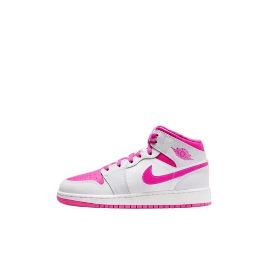 Jordan 1 Mid Fire Pink (GS)