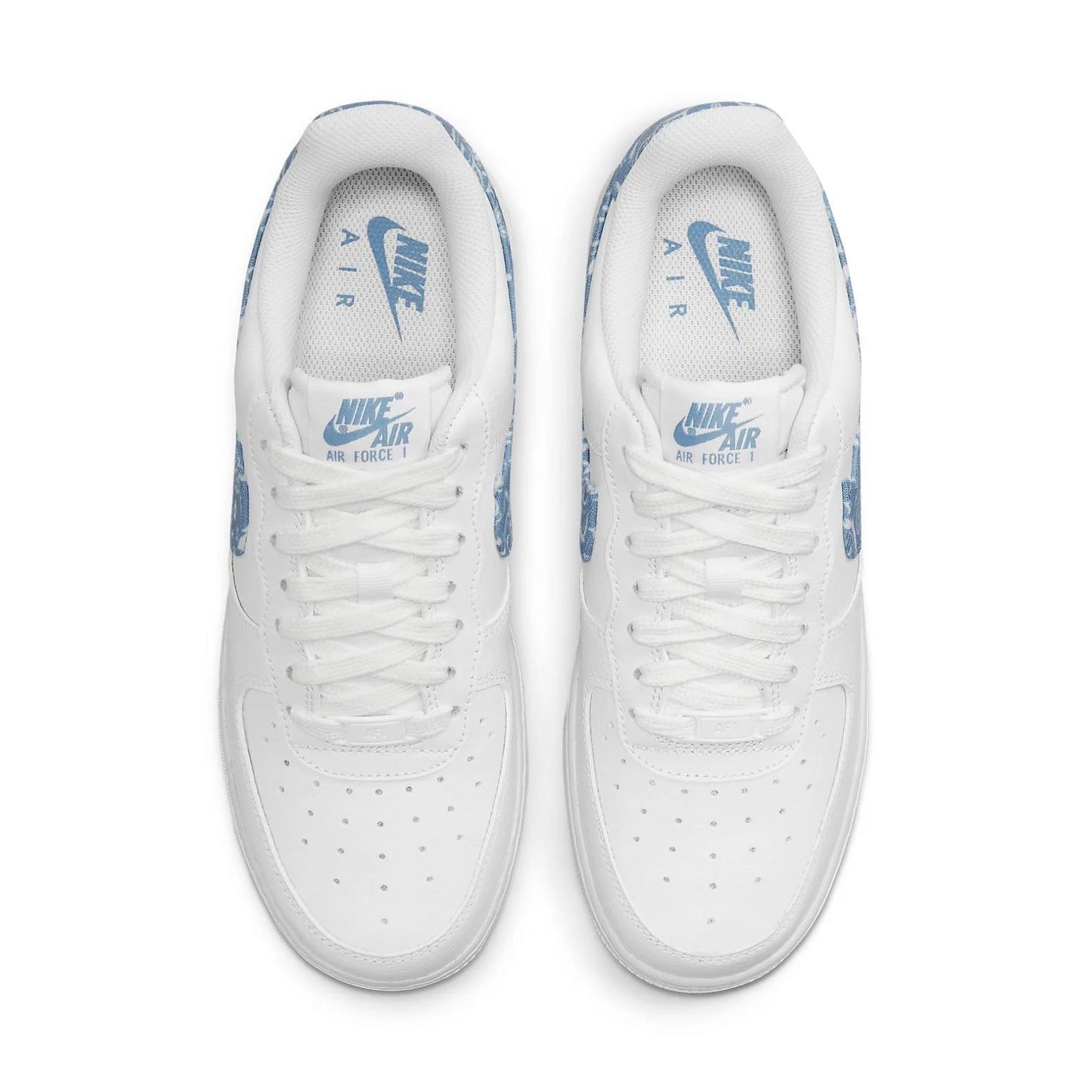 Nike Air Force 1 Low '07 Essential White Worn Blue Paisley (Women's) size 8.5