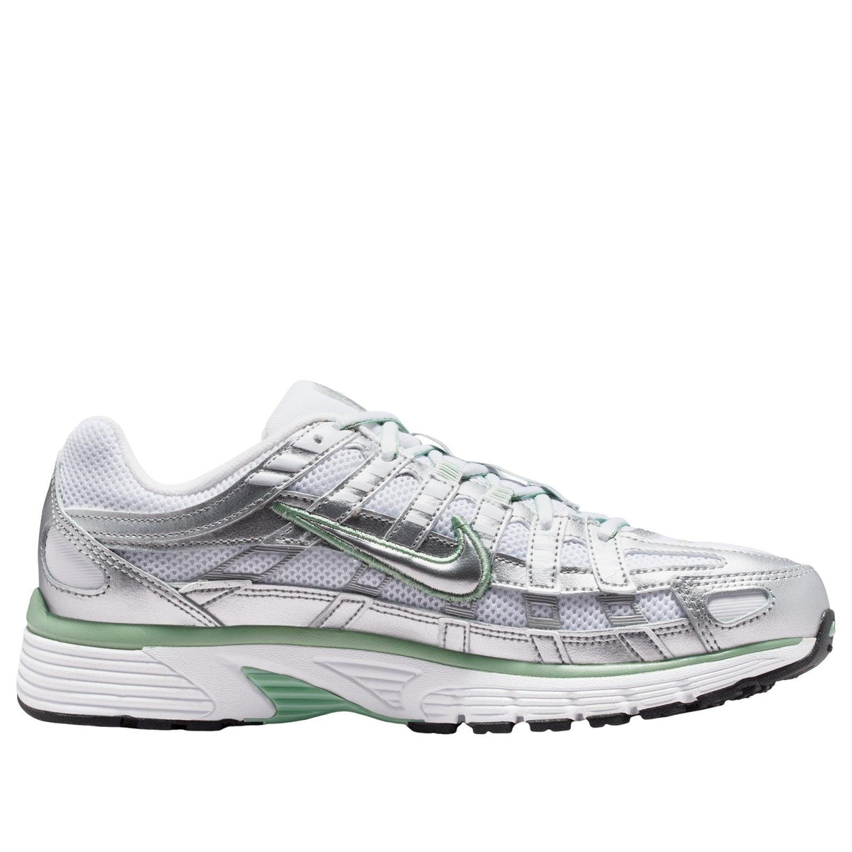 Nike P-6000 
Metallic Silver White Steam (Women's)