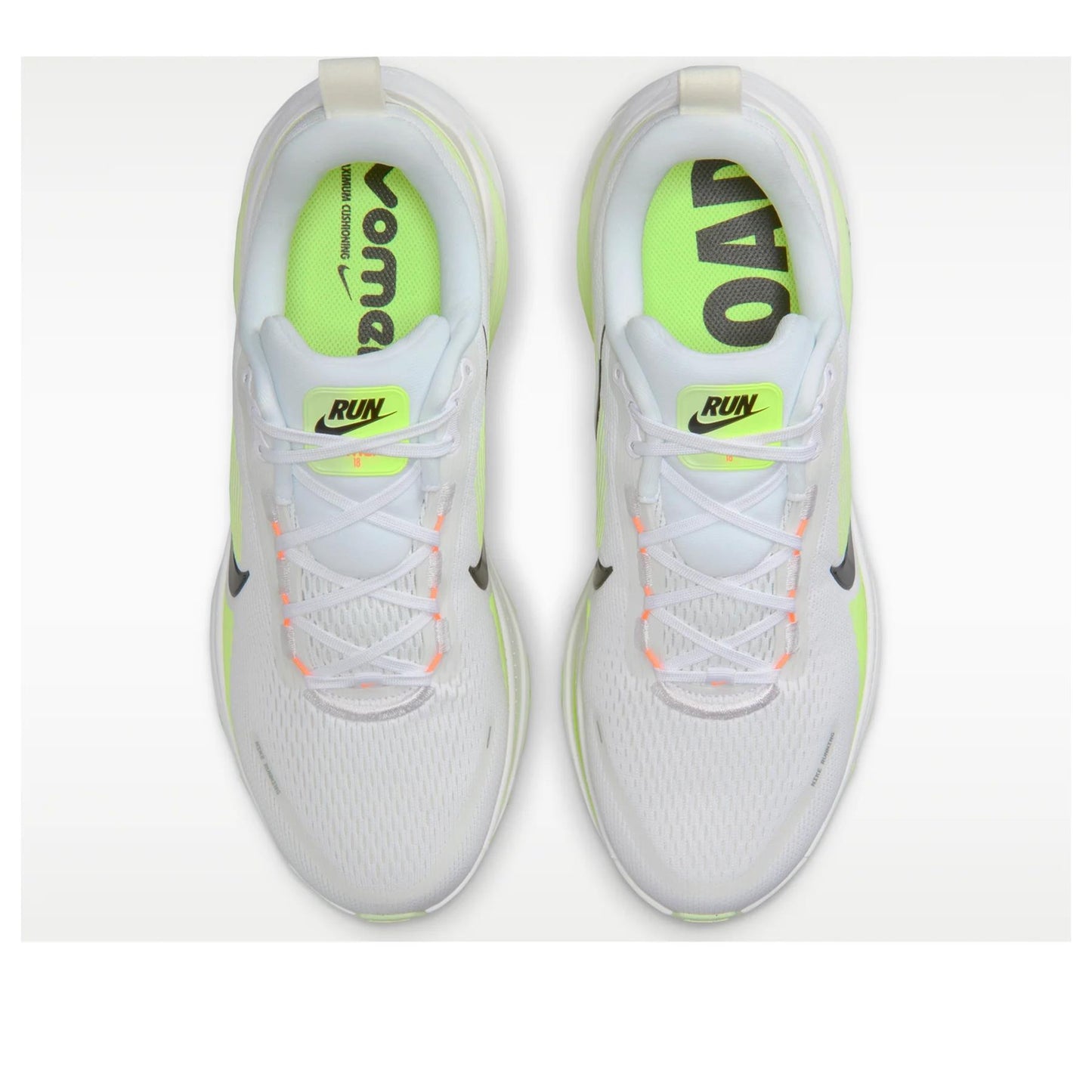 Nike Vomero 18 White Barely Volt Black