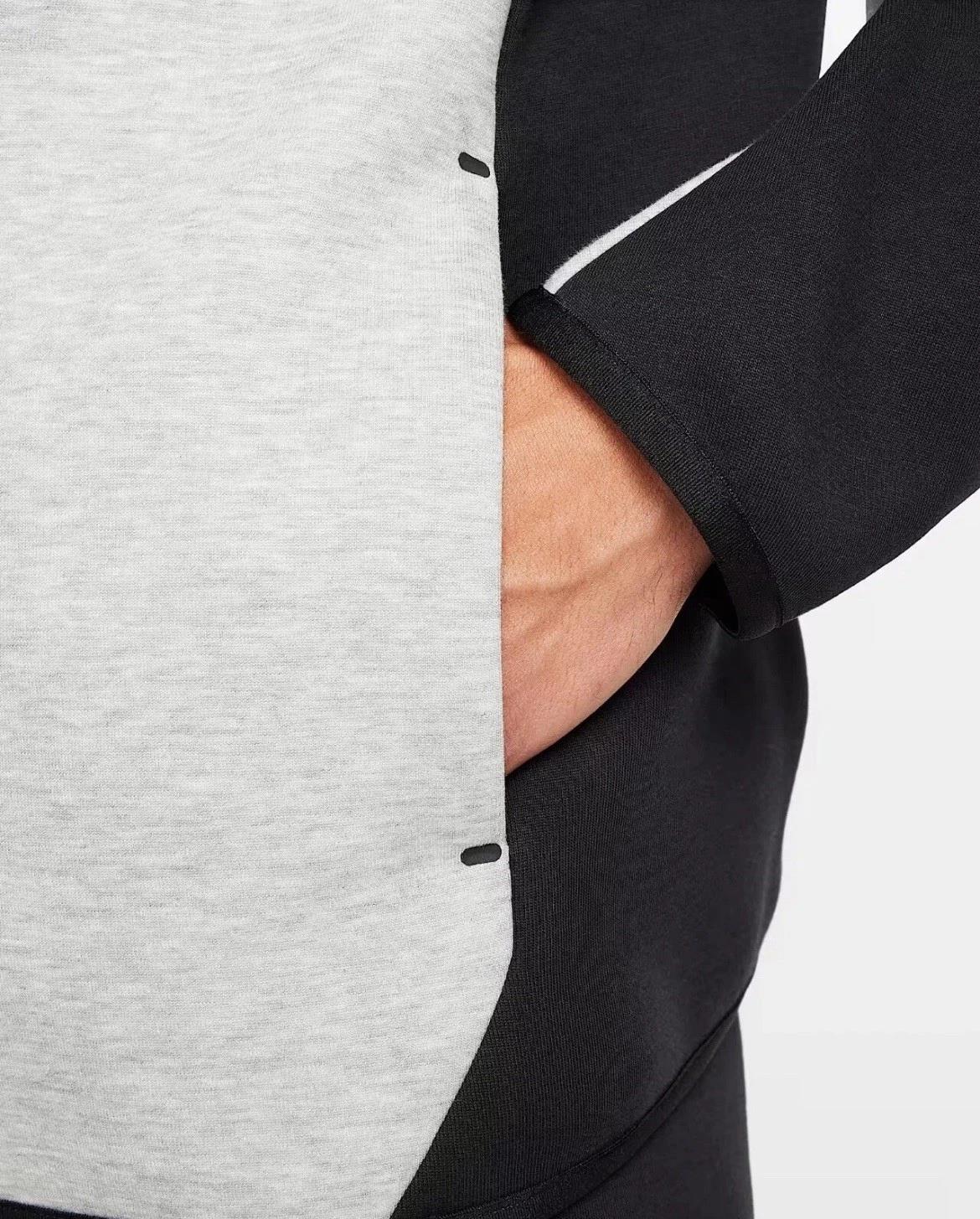 Nike Sportswear Tech Fleece Windrunner Hoodie Black/Dark Grey Heather/Black