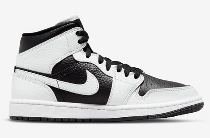 Jordan 1 Mid Split Black White (Women's)