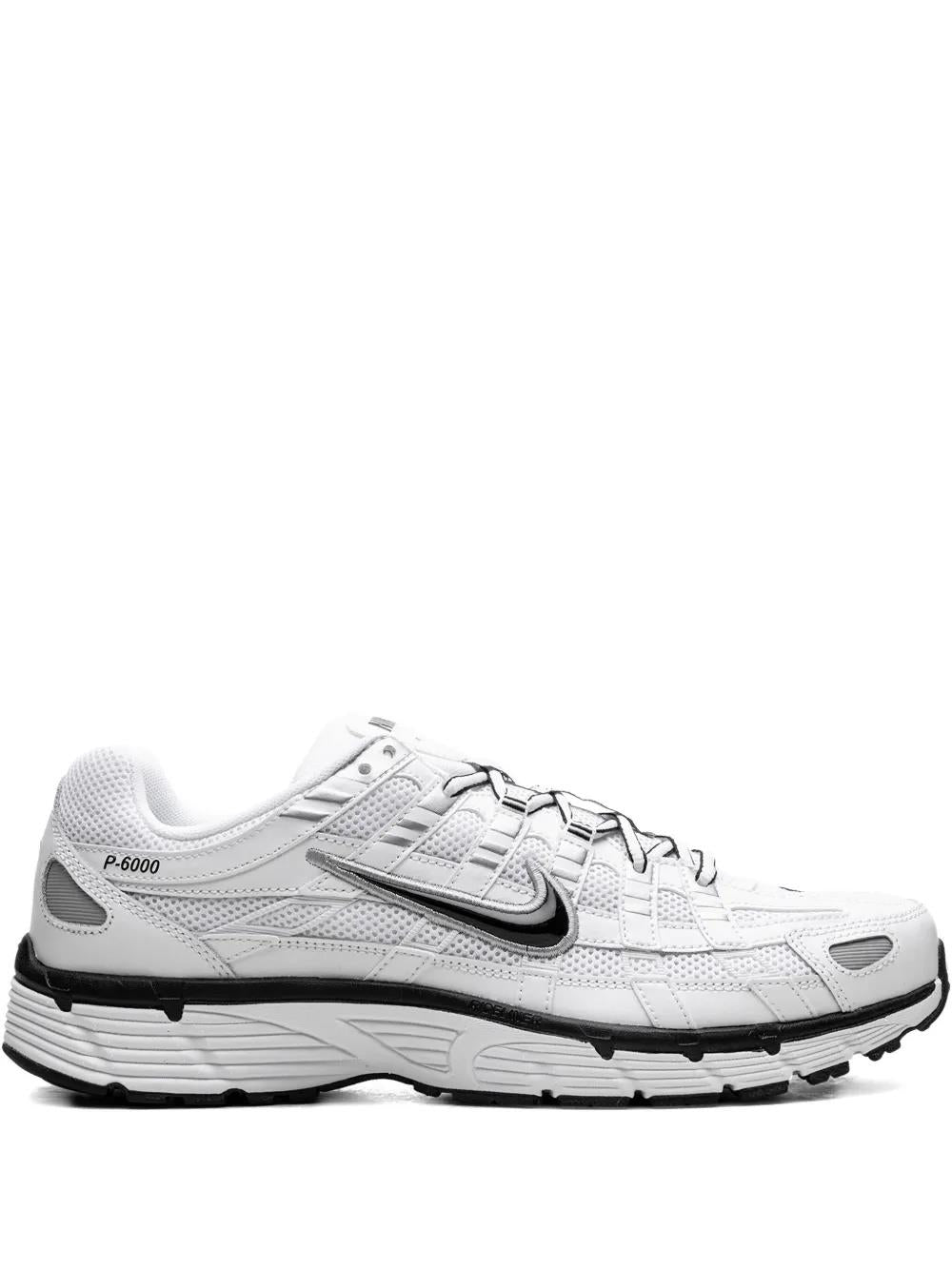 Nike P-6000 White Metallic Silver Black Men's CD6404-107