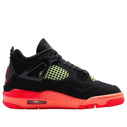 Jordan 4 Retro 
Black Infrared Barely Volt (GS)