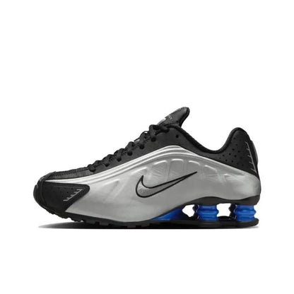 Nike Shox R4 Metallic Silver Black Racer Blue (Women's)
