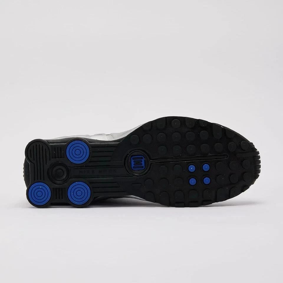 Nike Shox R4 Metallic Silver Black Racer Blue (Women's)