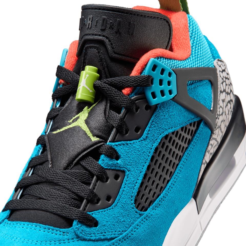 Jordan Spizike Low 
Neo Turquoise Light Crimson