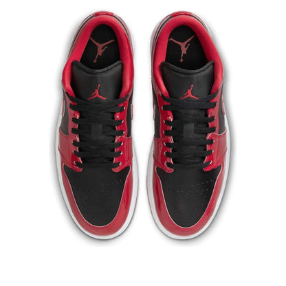 Jordan 1 Low SE Patent Varsity Red Black
