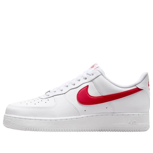 Nike Air Force 1 '07 'White University Red'