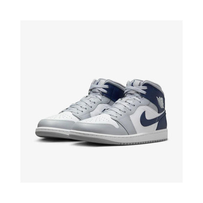 Jordan 1 Mid Wolf Grey Midnight Navy