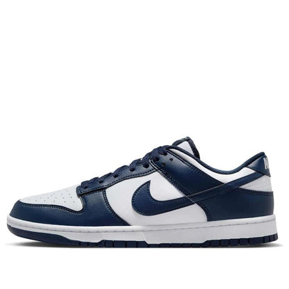 Nike Dunk Low White Midnight Navy