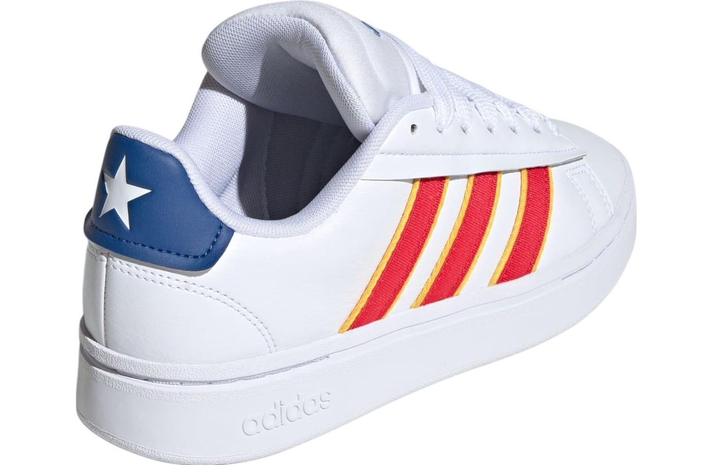 Adidas Grand Court Alpha 00s Cloud White Pure Ruby Royal Blue (Women's) JQ0027 size 6