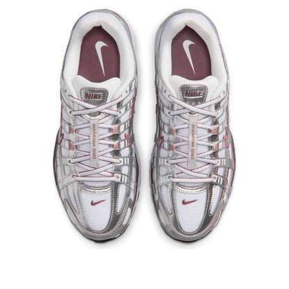 Nike P-6000 
White Metallic Silver Tattoo (Women's)