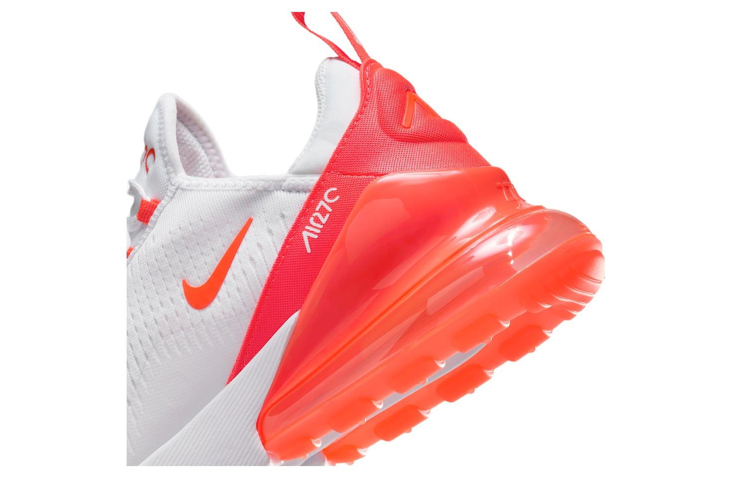 Nike Air Max 270 White Bright Crimson White (Women's) HJ3222-102