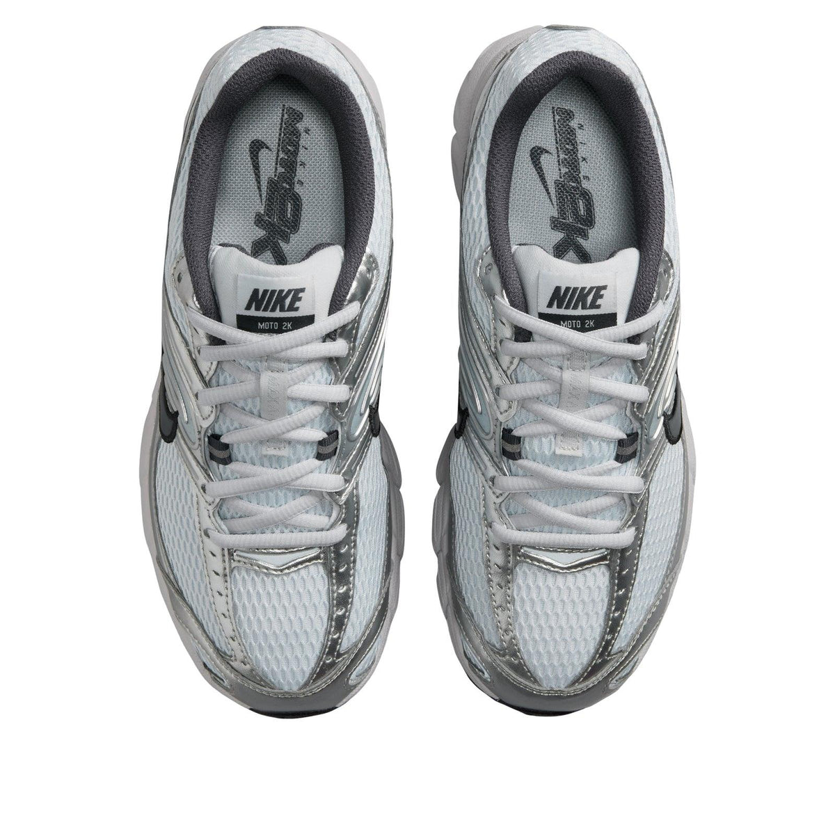 Nike Air Max Moto 2K 
Pure Platinum Gridiron Silver (Women's)