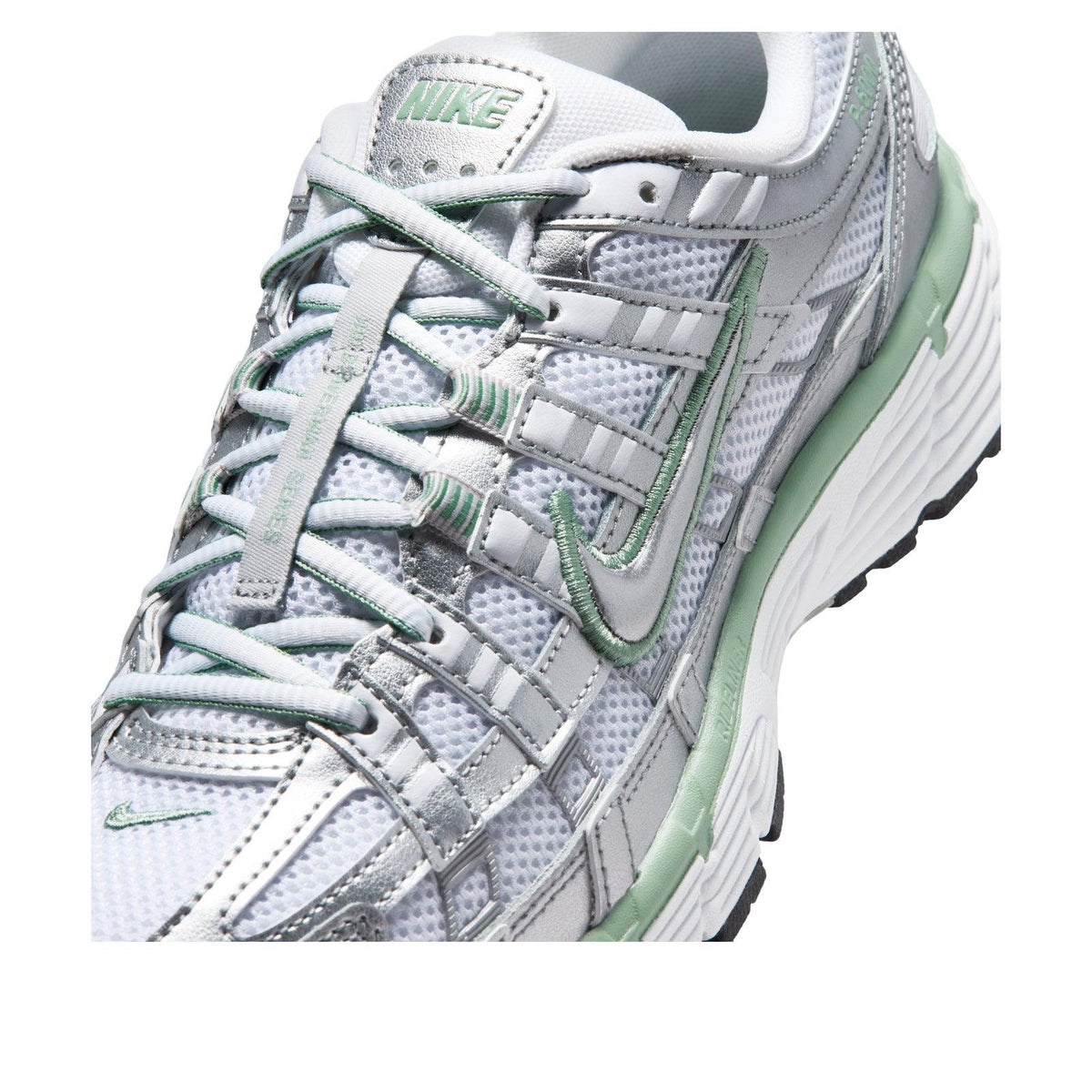 Nike P-6000 
Metallic Silver White Steam (Women's)