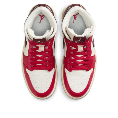 Jordan 1 Mid Sail Mystic Hibiscus (Women's) BQ6472-119