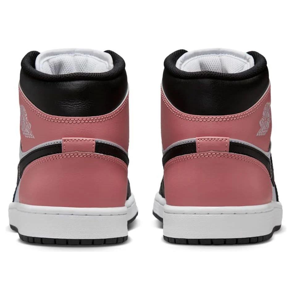 Jordan 1 Mid White Rust Pink Black Men's DQ8426-100