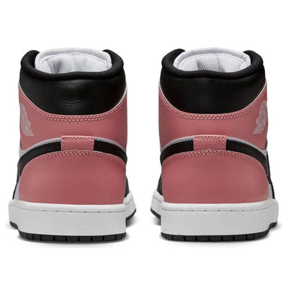 Jordan 1 Mid White Rust Pink Black Men's DQ8426-100