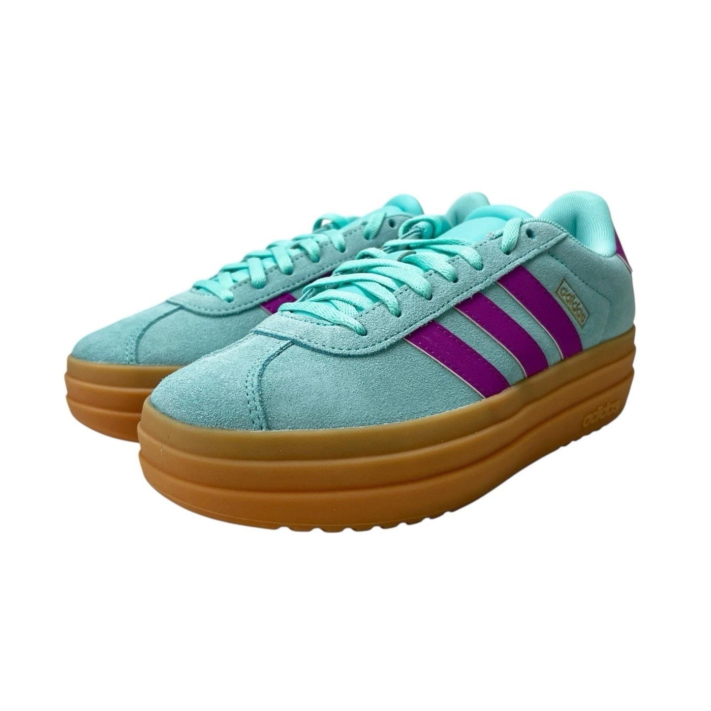Adidas VL Court Bold Flash Aqua Purple Burst Gum (GS) JP5069