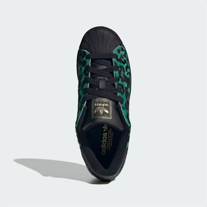 adidas Superstar II 
Leopard Semi Screaming Green (Women's)