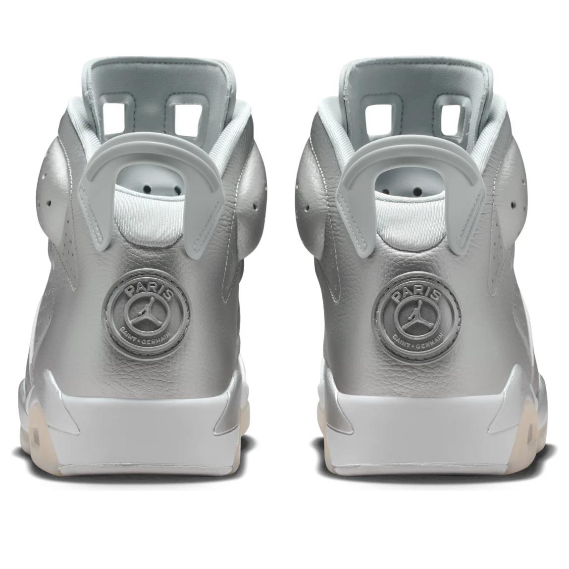 Jordan 6 Retro 
PSG Paris Saint-Germain Silver