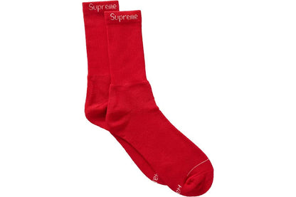 Supreme Hanes Socks (4 Pack) Red